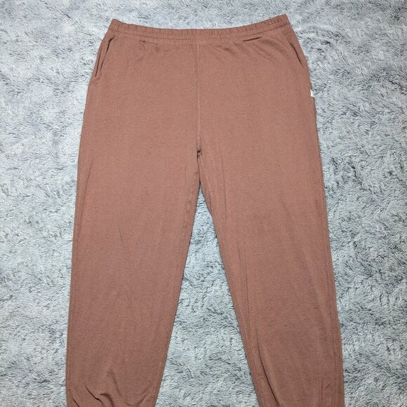 Vuori Boyfriend Sweatpant Jogger Pink Pants Terracotta Heather Size XL - Picture 2 of 7